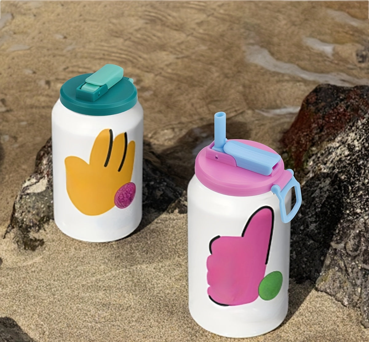 Zingg Lid - Reusable Can Lid With Built-In Straw