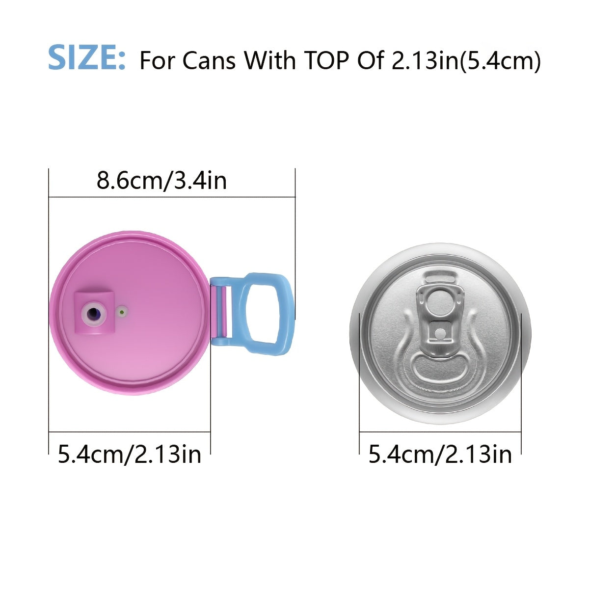 Zingg Lid - Reusable Can Lid With Built-In Straw