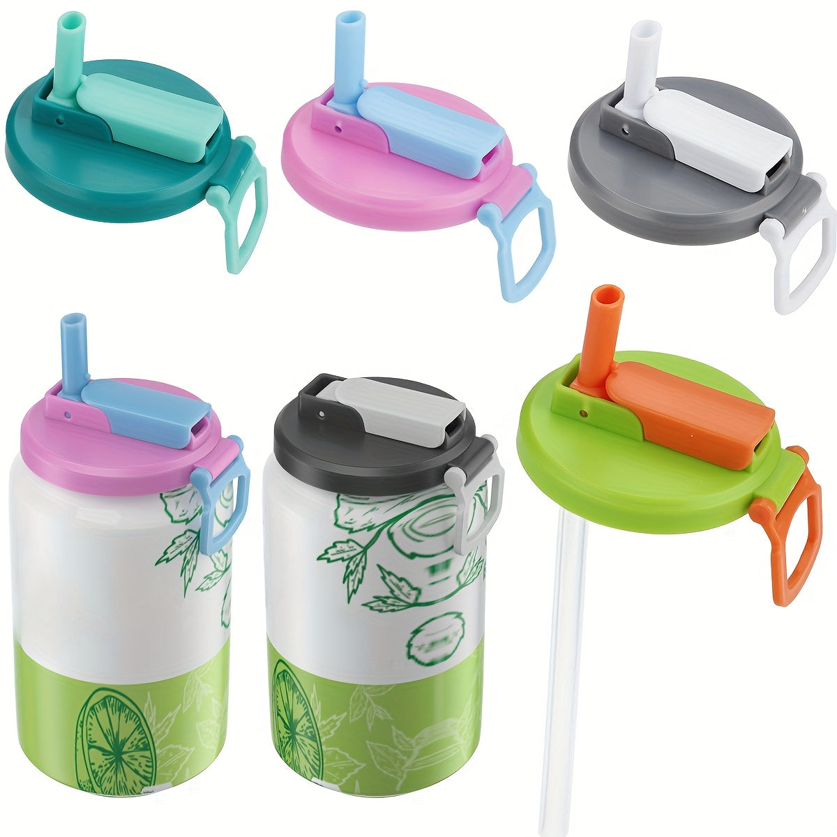 Zingg Lid - Reusable Can Lid With Built-In Straw