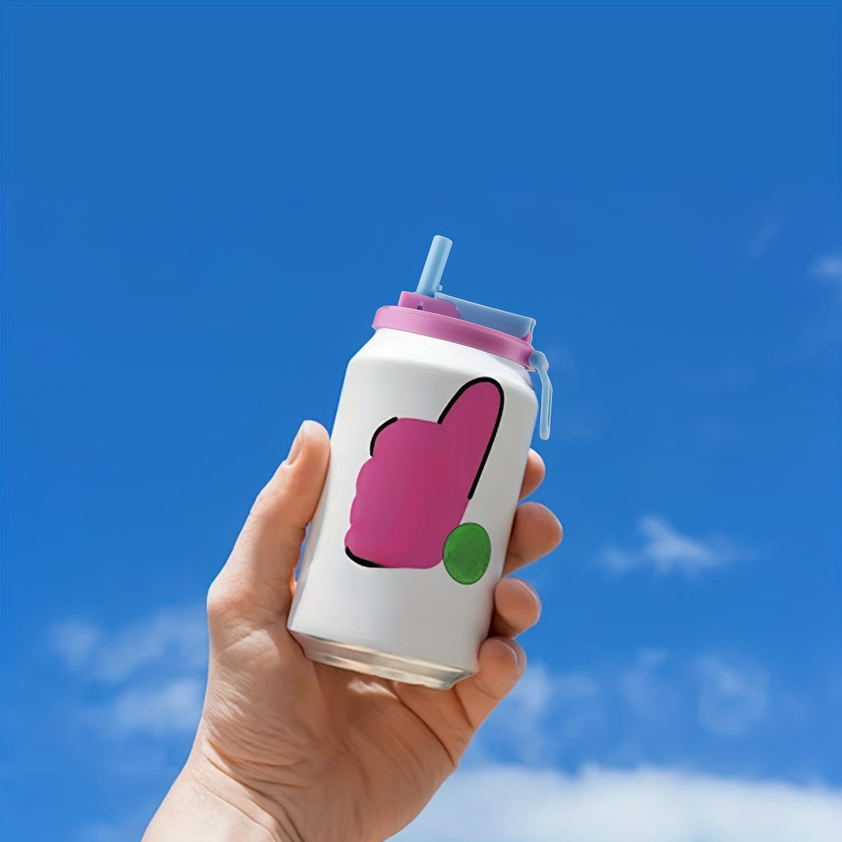 Zingg Lid - Reusable Can Lid With Built-In Straw